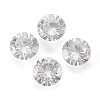 Cubic Zirconia Pointed Back Pendants ZIRC-N037-8mm-01-1