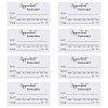 50Pcs Paper Appointment Reminder Cards AJEW-TADJ0001-22-1