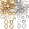 128Pcs 8 Styles Alloy Bead Frame FIND-WR0012-02-1