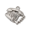 Non-Tarnish 304 Stainless Steel Pendant Rhinestone Settings STAS-N103-40P-2