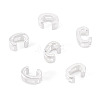 6Pcs 925 Sterling Silver Hollow Initial Beads STER-TA0001-53C-2
