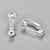 304 Stainless Steel Clip-on Earring Converters Findings STAS-O110-20S-1
