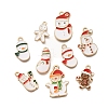 Christmas Theme Alloy Enamel Pendants FIND-M039-01D-1