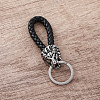 Braided PU Leather Keychains FR5253-1