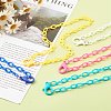 ABS Plastic Cable Chain Necklaces NJEW-JN03481-6