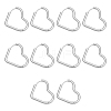 6 Pairs 3 Styles 304 Stainless Steel Hoop Earrings EJEW-UN0003-29C-1
