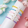 5Pcs 5 Colors Glass Seed Beaded Stretch Bracelet Sets BJEW-MZ00126-2