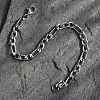 Tarnish Resistant Trendy Women's 304 Stainless Steel Figaro Chain Bracelets LS-STAS-A028-B017P-2