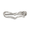 Alloy Alligator Hair Clips AJEW-A061-01A-P-1