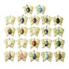 Natural & Synthetic Mixed Gemstone Pendants G-M288-01G-1