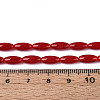 Opaque Glass Beads Strands X-GLAA-T028-15P-02-4