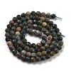 Natural Chrysocolla Beads Strands G-G140-A05-03-3