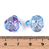 Electroplate Transparent Acrylic Beads LS-PACR-CJC0008-08E-3