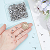 SOFPLATE 150Pcs 202 Stainless Steel Ball Stud Earring Findings STAS-SP0001-52C-P-3