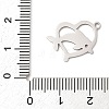 201 Stainless Steel Charms STAS-Q341-14P-3