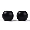 Matte Spray Painted Acrylic European Beads LS-X-ACRP-Q017-03A-01-2