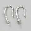 925 Sterling Silver Ear Hooks STER-WH0008-96P-1