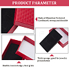 15Pcs Rhombus Textured Cardboard Jewelry Boxes CBOX-DJ0001-03C-6