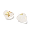 Frosted Transparent Acrylic Beads X1-OACR-F013-10-2
