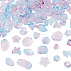 125G Gradient Color Transparent Glass Beads GLAA-TA0003-58A-3