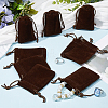 Velvet Jewelry Drawstring Gift Bags ABAG-BBC0001-10A-03-4