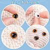 AHADERMAKER 35 Style Craft Plastic Doll Eyes DOLL-GA0001-10-3