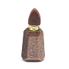 Faceted Synthetic Goldstone Openable Perfume Bottle Pendants G-E556-04I-2