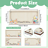 CutHollow 6Pcs 6 Styles Plywood Wooden Envelope Greeting Cards for Birthday Gift CON-CL0001-03-2