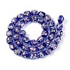 Handmade Foil Glass Beads Strands FOIL-N033-03A-2