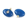 Dyed Natural White Jade  Pendants KK-C251-01D-01-2