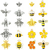 80Pcs 20 Styles Alloy Pendants FIND-SC0016-82-1
