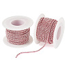 2 Roll Electrophoresis Iron Rhinestone Strass Chains CHC-TA0001-38A-3