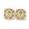 Brass Micro Pave Cubic Zirconia Beads KK-G491-36G-03-1