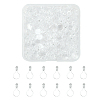 200Pcs Transparent Acrylic Pendants TACR-FS0001-52-1