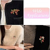 1Pc Alloy Fruit Brooches JEWB-YW0001-07-6