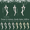 40Pcs 2 Colors Zinc Alloy Pendants FIND-SC0012-64-2