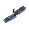 2Pcs Natural Lapis Lazuli Pendants G-A228-02I-2