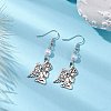 Tibetan Style Alloy Dangle Earrings EJEW-JE05956-01-2