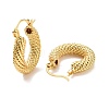 Brass Chunky Hoop Earrings for Women EJEW-A072-21LG-2
