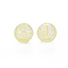 Transparent Handmade Blown Glass Globe Beads LS-GLAA-T012-35A-01-2