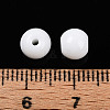 Opaque Solid Color Glass Beads GLAA-N007-6mm-A02-3