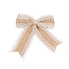 Bowknot Linen Burlap Ornament Accessories DIY-CJC0020-03A-1-1