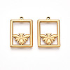304 Stainless Steel Pendants STAS-N109-17G-1