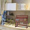 1Pc 8-slat Wood Earring Displays EDIS-HY0001-15-5