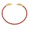 Braided Steel Wire Bangles Making KK-CBA6056-02D-G-1