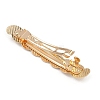 Twist Alloy with Iron Clip Hair Barrettes PHAR-G014-04G-3