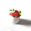 Mini Resin & PVC Flower Potted Plant Model PW-WG92893-01-1