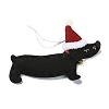 Dachshund Non-woven Fabric Pendant Decorations HJEW-R125-03-1