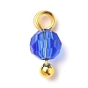Glass Beads Pendants X-PALLOY-JF00547-2