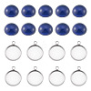 20Pcs 304 Stainless Steel Cabochon Connector Settings DIY-TA0015-44C-2